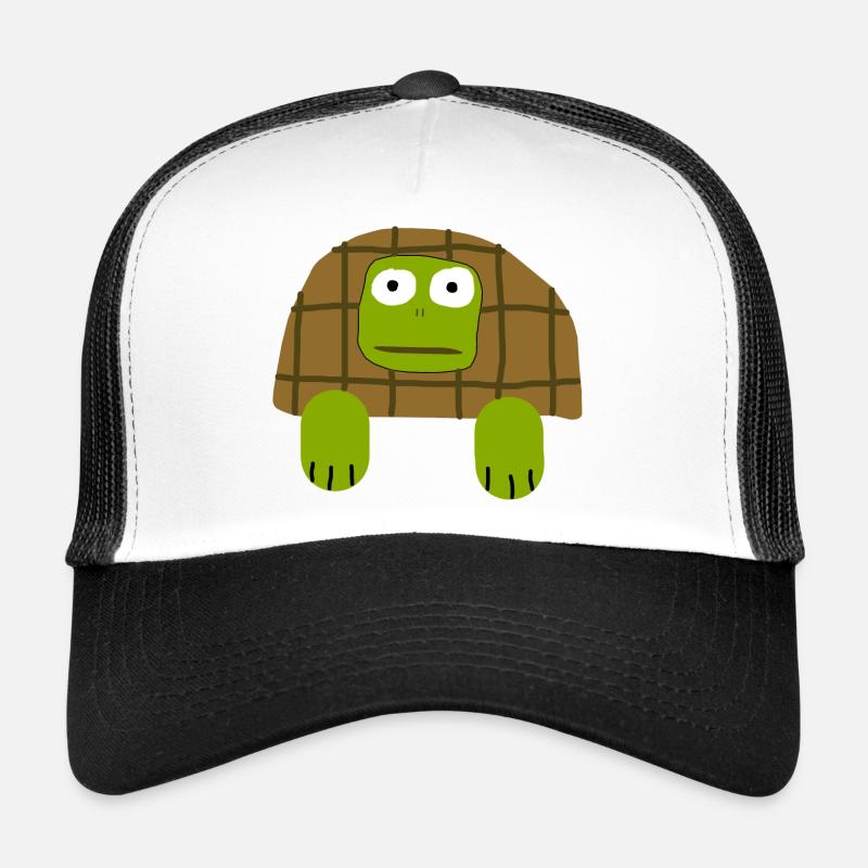 Ugly Turtle - Trucker Cap - Weiß/Schwarz