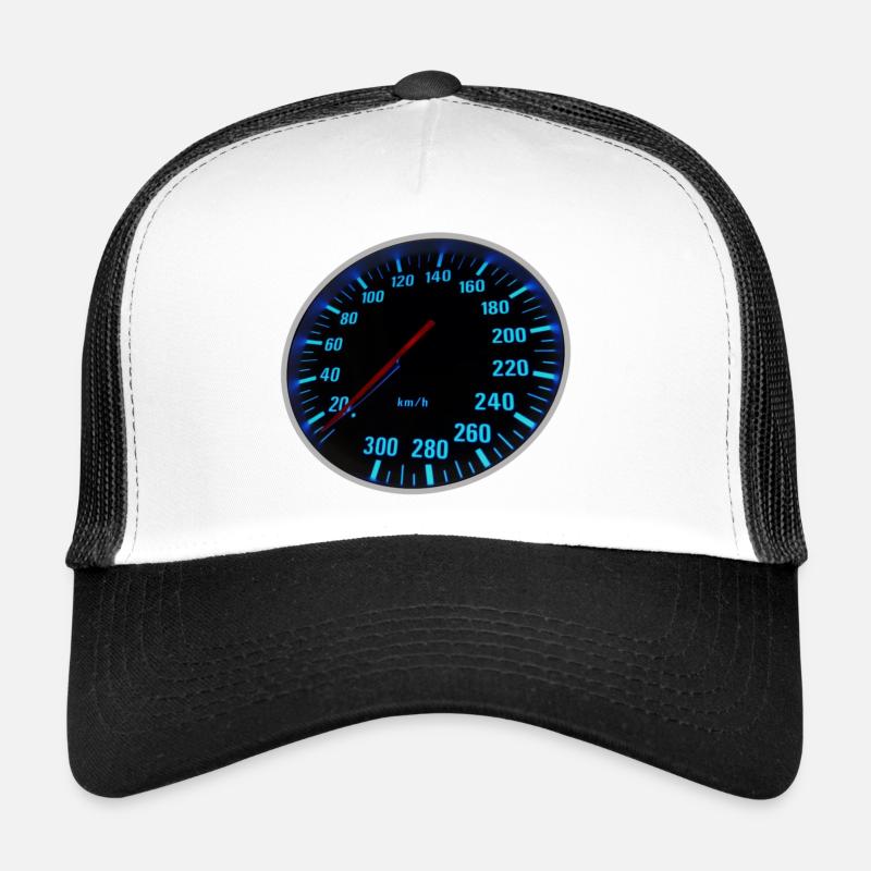 Blå hastighedsmåler, Tacho - Design Trucker cap