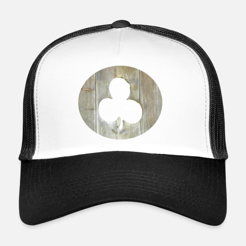 Kleeblatt - Trucker Cap - Weiß/Schwarz