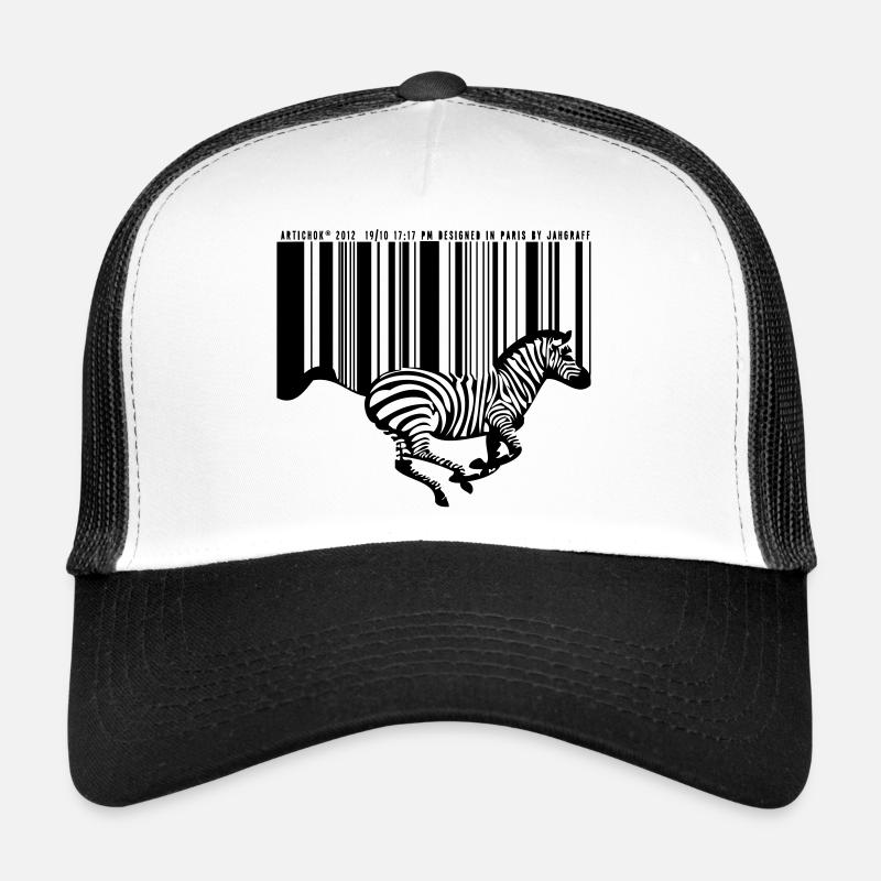 Zebra-Barcode Trucker Cap
