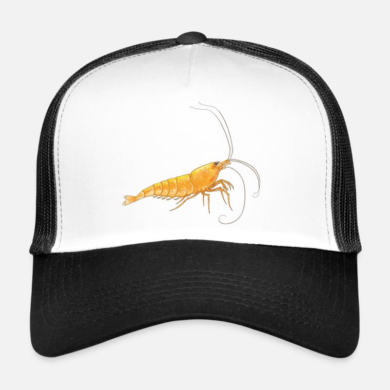 Orange Sakura Casquette trucker 