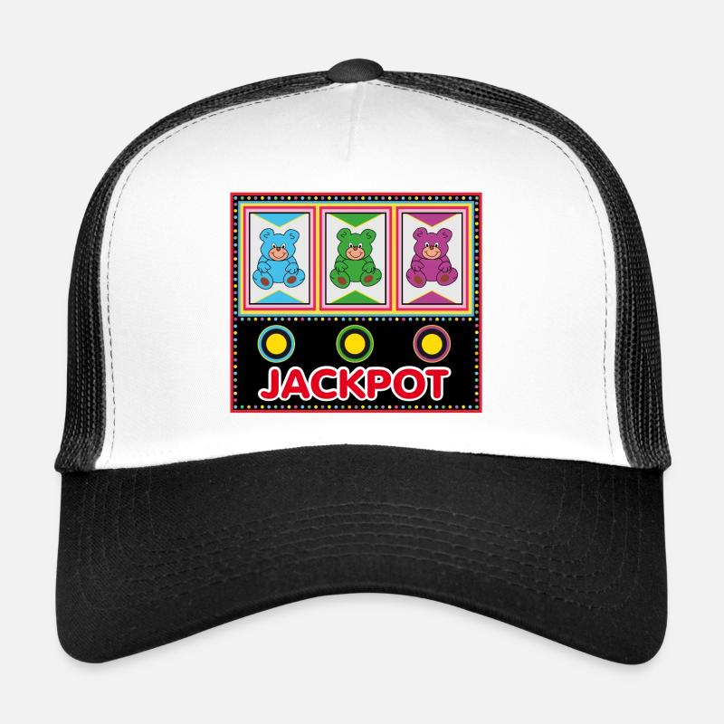 Jackpot avec des ours en peluche Casquette trucker 