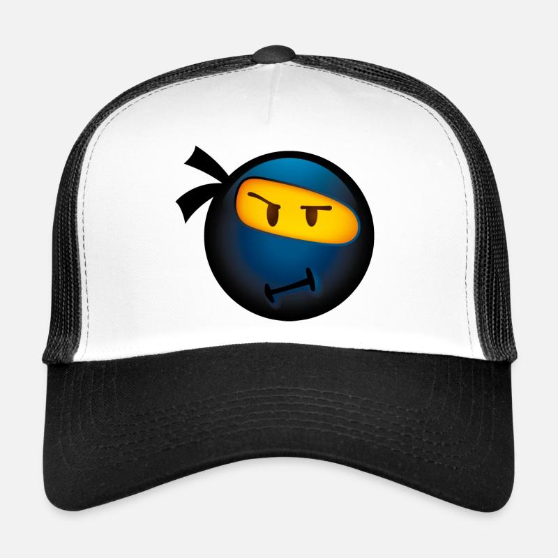 Smiley Glossy Ninja Trucker Cap