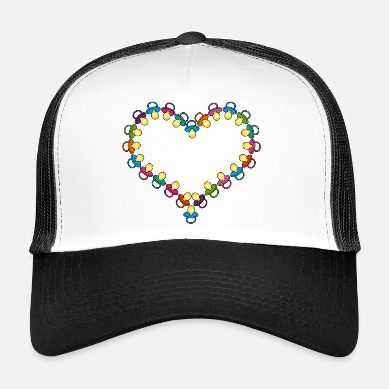 Herz aus Schnullern Trucker Cap