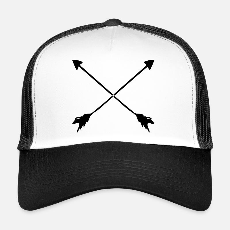 Hipster Sketched Arrows Trucker Cap