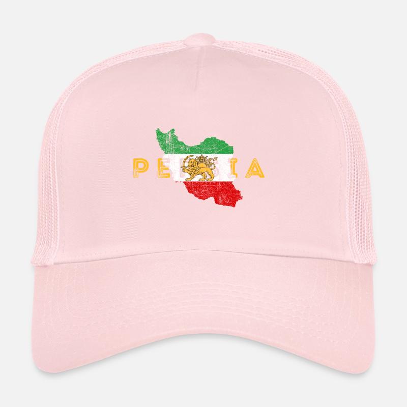 Forme et drapeau de la Perse Casquette trucker 
