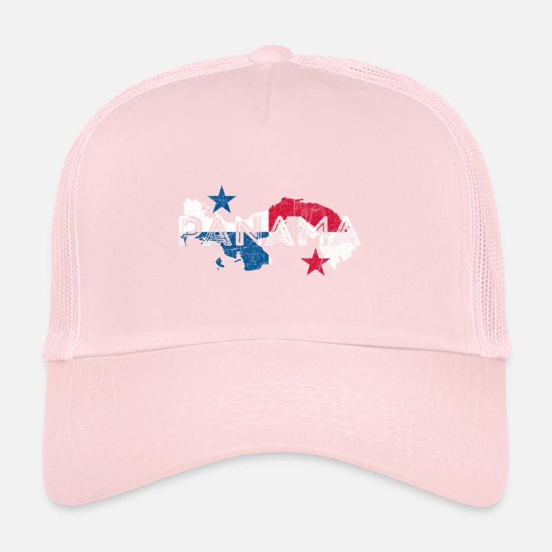 Carte et drapeau du Panama Casquette trucker 