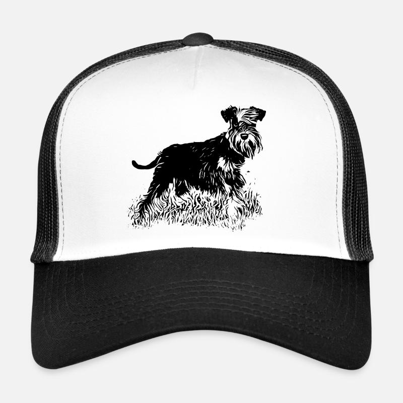 Zwergschnauzer Hunde Trucker Cap
