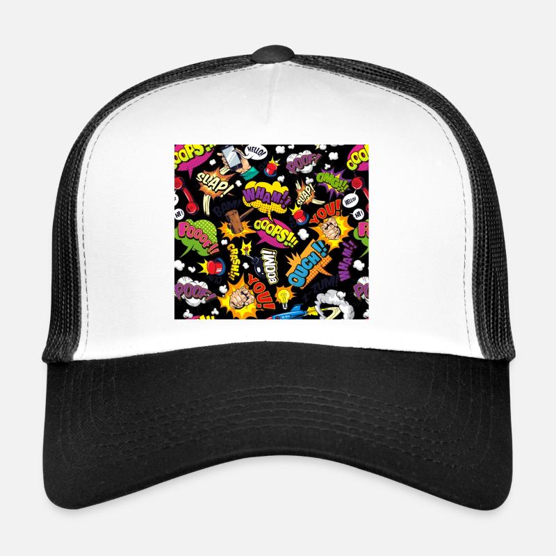 Comic cartoon Trucker Cap