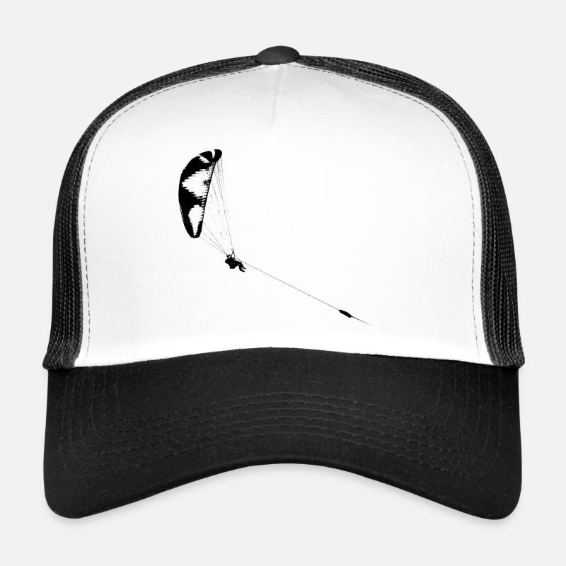 Gleitschirm Schlepp - Trucker Cap - Weiß/Schwarz
