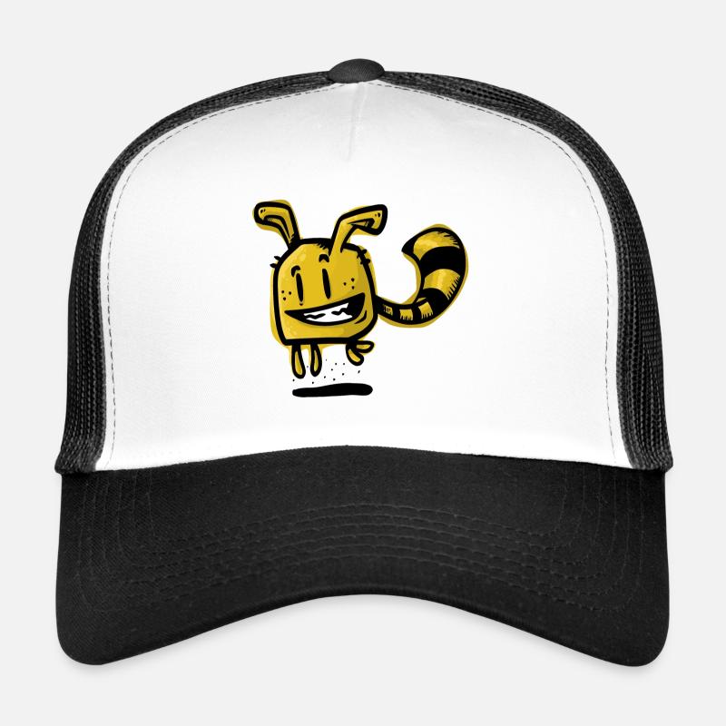 bizarre jaune Casquette trucker 