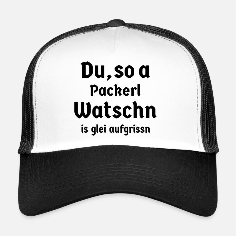 bayerisch Sprüche Bayer Bayern Fun Packerl Watschn Trucker Cap