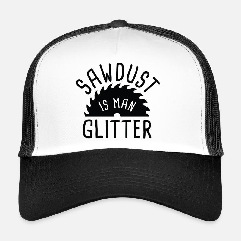 Sägemehl ist Mann Glitter Trucker Cap