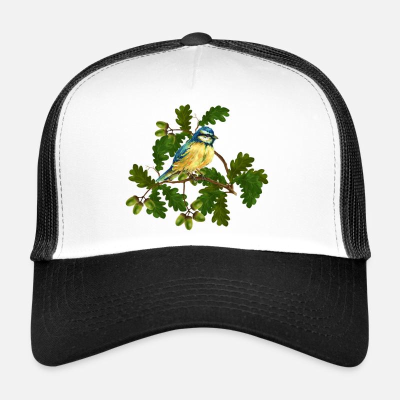 Mésange oiseau Casquette trucker 