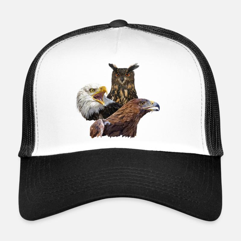 Hibou et aigles Casquette trucker 