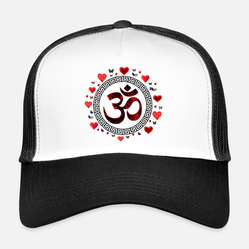 Om rouge, Om, Om hindou, Om Symbol, Aum, OM Casquette trucker 