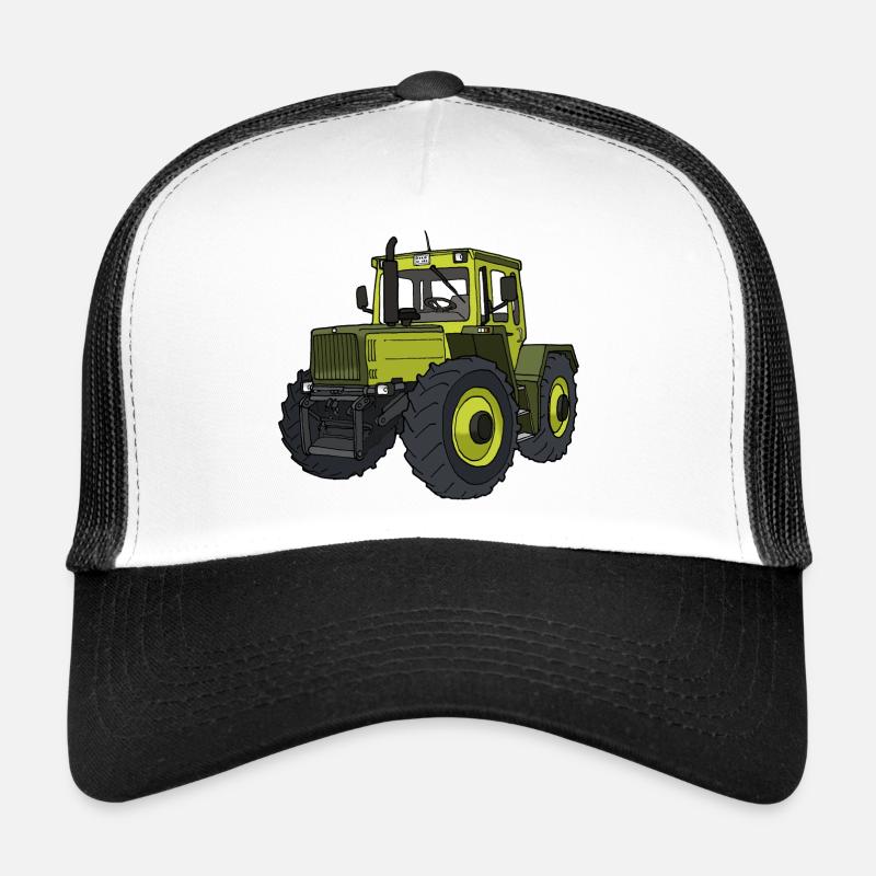 Trac 1600 - Trucker Cap - Weiß/Schwarz