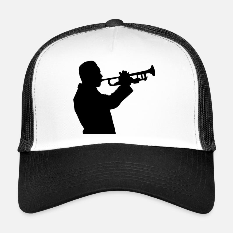 Trompette Trompette Orchestre instrument à vent Casquette trucker 