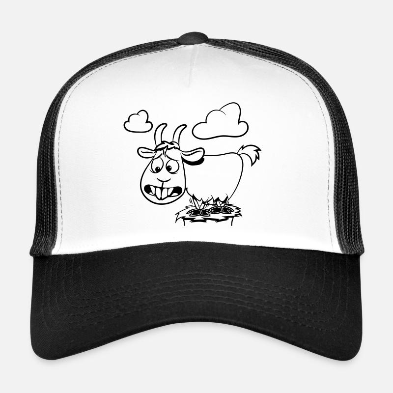 Ziege klettern berg Trucker Cap