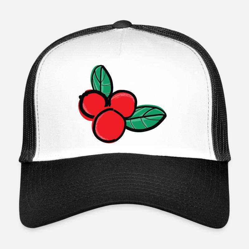 lingonberries berry fruit Trucker Cap