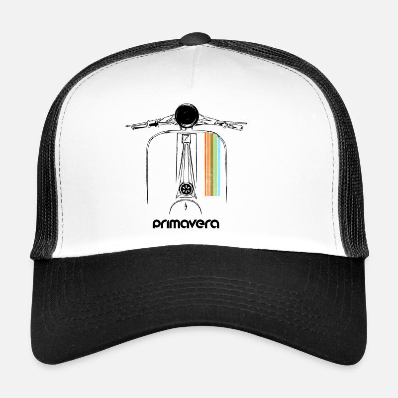 Motorroller Roller Primavera - Trucker Cap - Weiß/Schwarz
