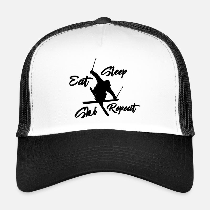 ski jump skiing Trucker Cap