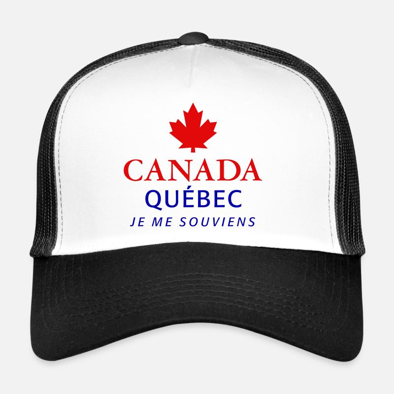 Kanada Quebec Maple Leaf Ahornblatt I love Canada Trucker Cap
