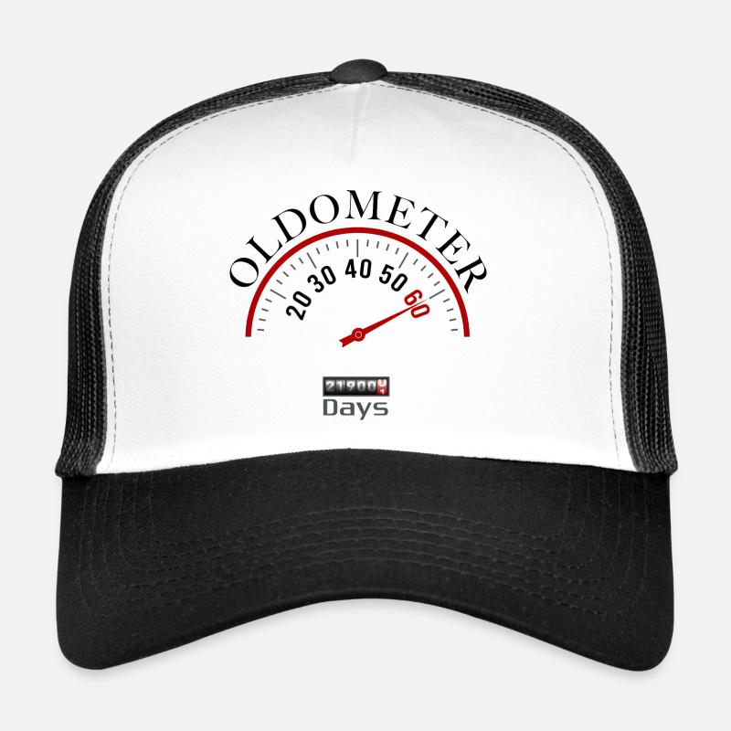Oldometer 60th birthday Trucker Cap