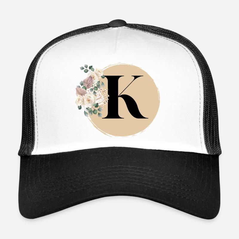 lettre K Casquette trucker 