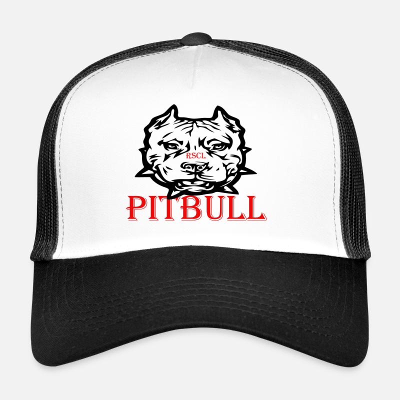 pitbull rscl - Casquette trucker  - blanc/noir