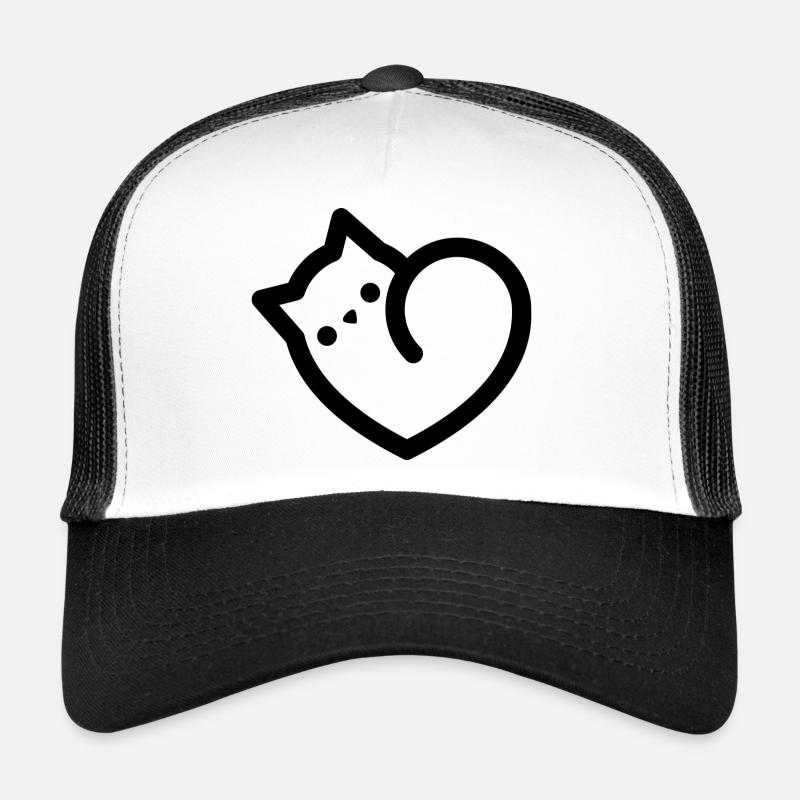 Cat's heart Trucker Cap
