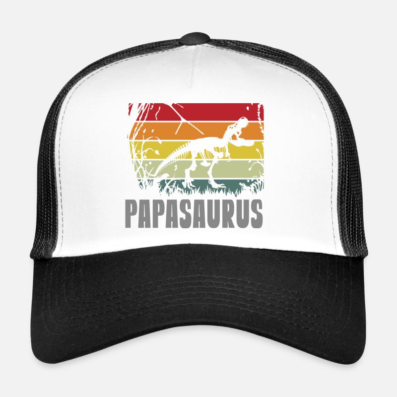 Papasaurus Papa Dinosaurier Vatertag Männertag Trucker Cap