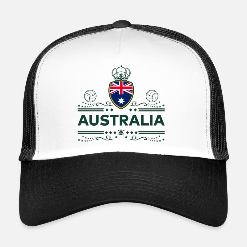 Australia - WONDERFUL AUSTRALIA - Trucker Cap - white/black