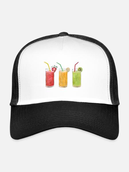 Summer Smothie - Trucker Cap - white/black - Front