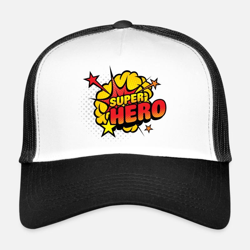 Superhelden Comic Explosion Trucker Cap