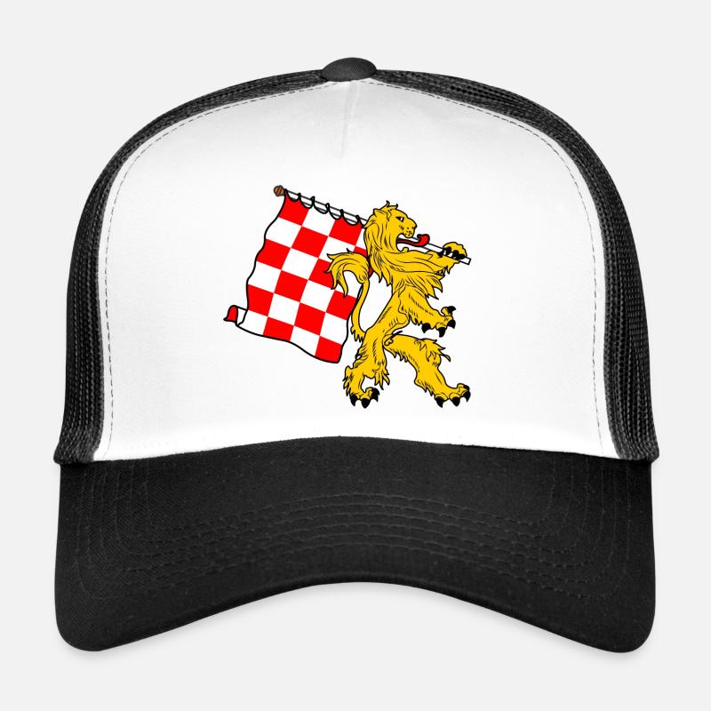 Lion with flag North Brabant Brabant flag Trucker Cap