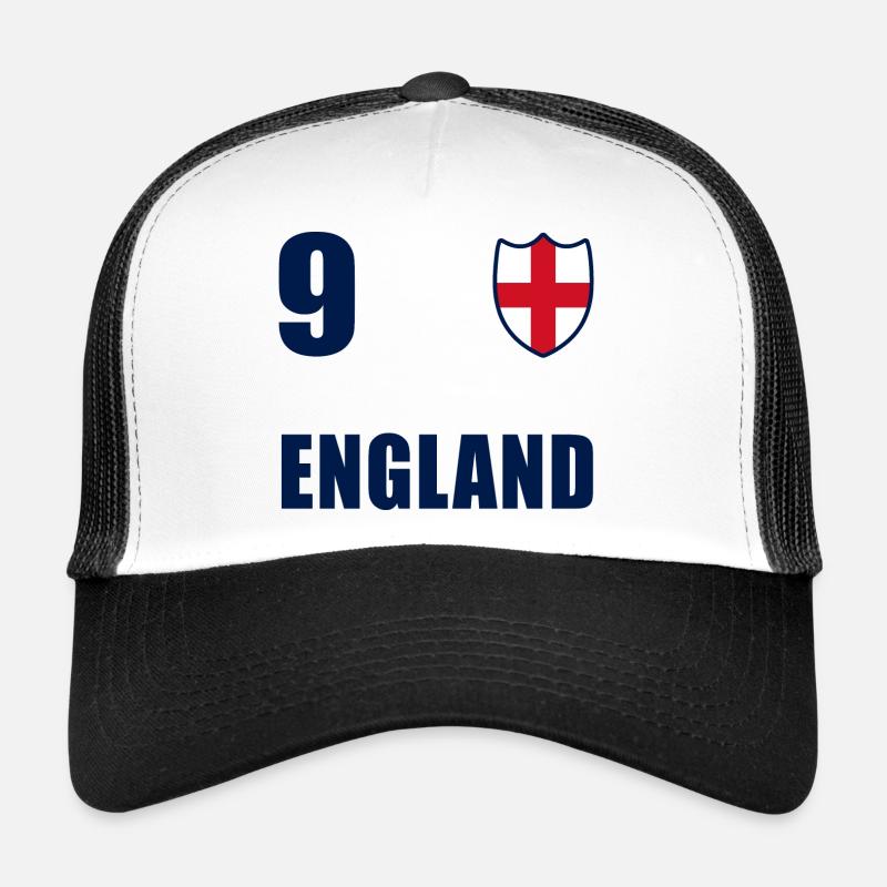 ENGLAND jersey 9 - Trucker Cap - white/black