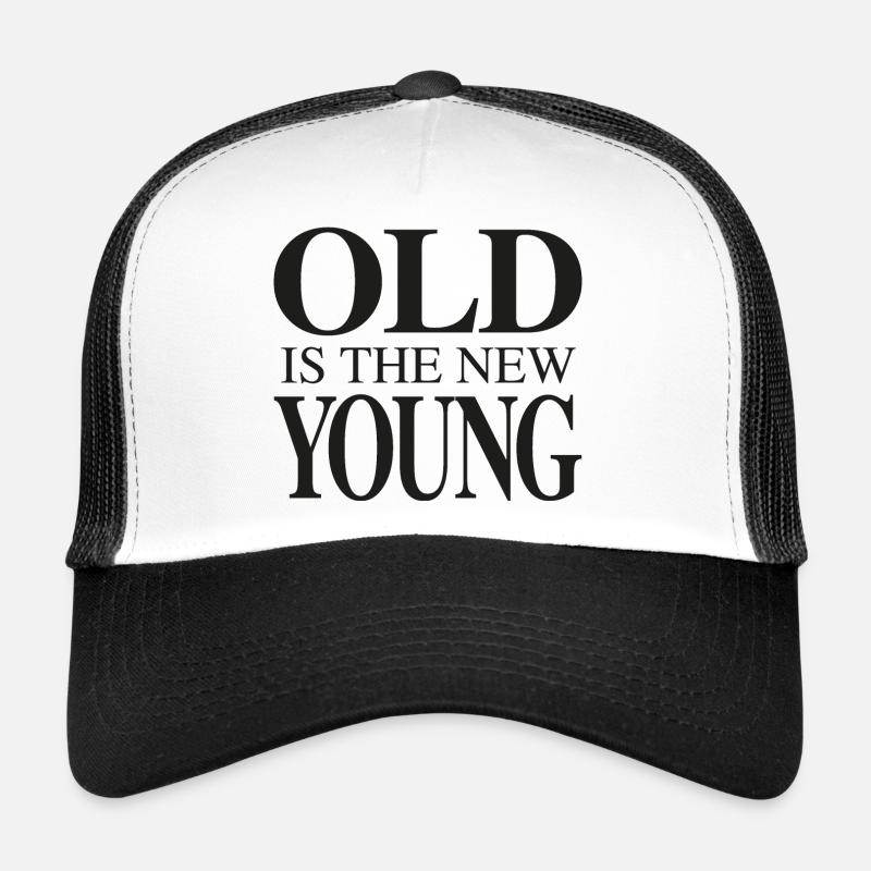 Old is the new young - Trucker Cap - white/black