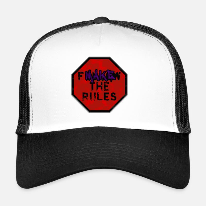 Machen Sie die Regeln Trucker Cap