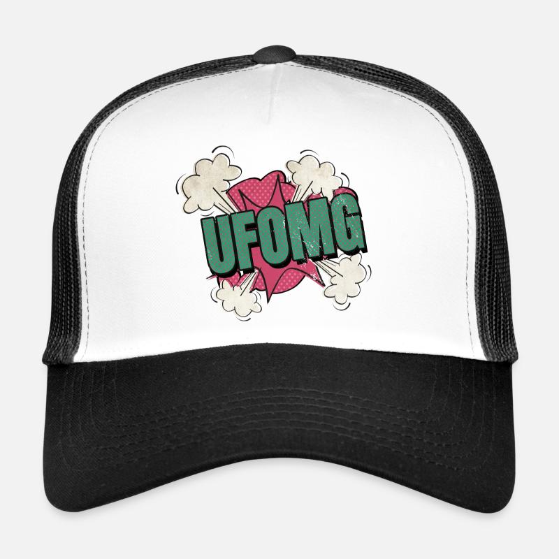 geek alien lovers alien kid cool anal probe Trucker Cap