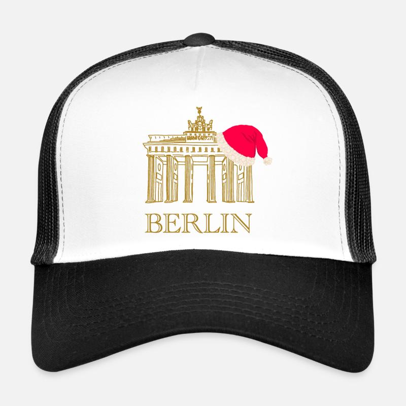 Berlin Christmas Brandenburg Gate Trucker Cap