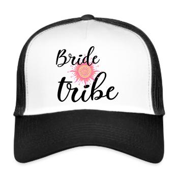 Bride tribe - Trucker Cap - Weiß/Schwarz - Vorne