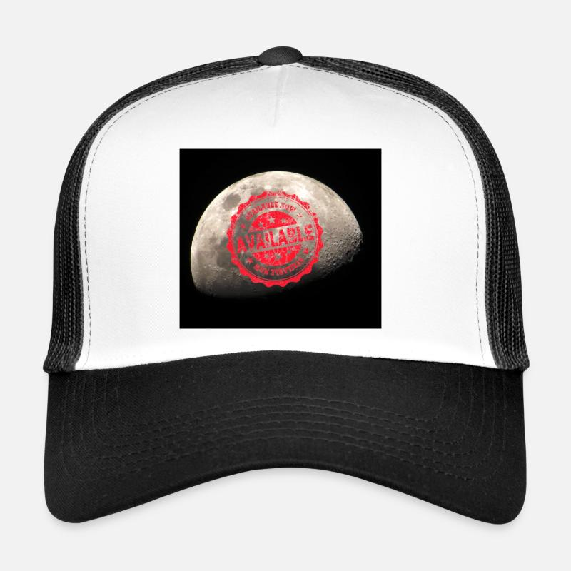Moon, crescent, planet Trucker Cap
