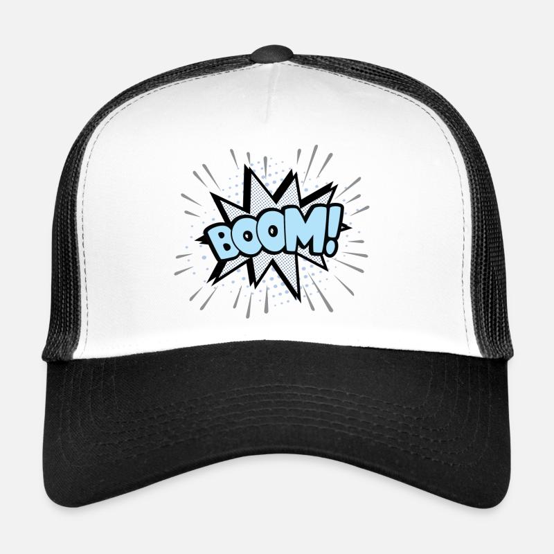 Boom bleu Casquette trucker 