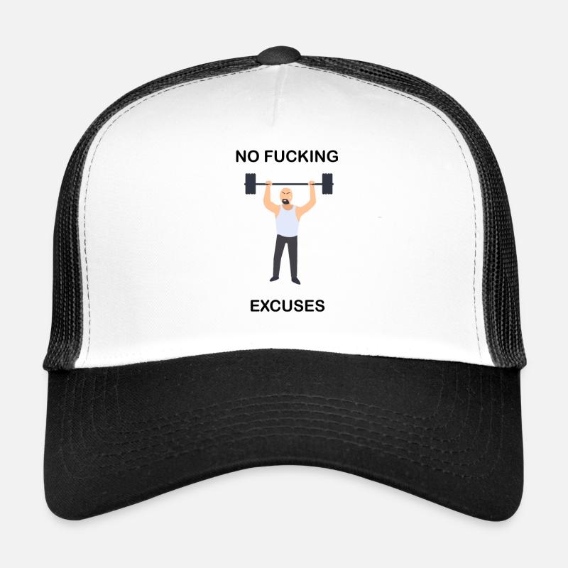 Sport Spruch. Training. Motivation. Gym. Geschenk Trucker Cap