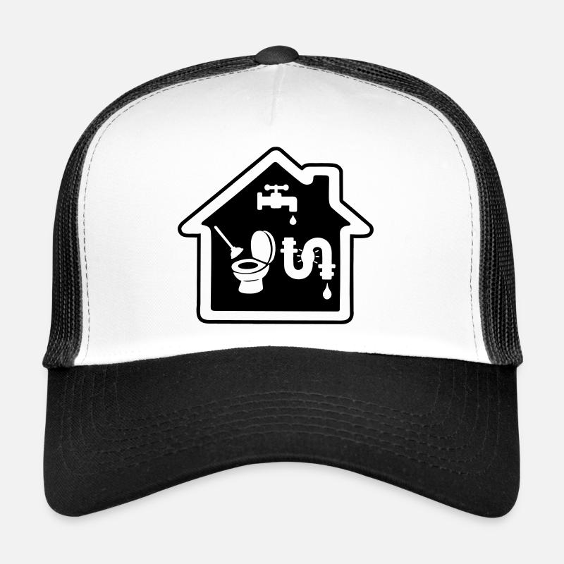 Haus mit Klempnerarbeiten Trucker Cap