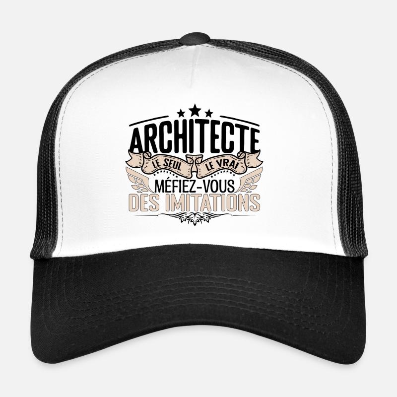 Architecte cadeau Architecte le vrai Architecte Casquette trucker 