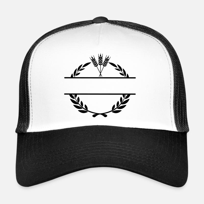 Stolz auf den Bauern Weizenkorn - Trucker Cap - Weiß/Schwarz