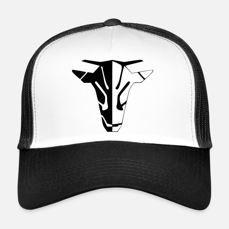 Tête de vache stylisée Casquette trucker 