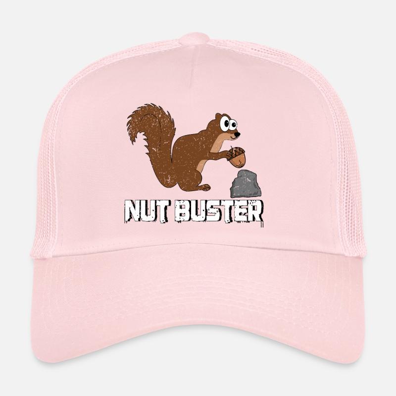 Nut Buster, Funny Squirrel Pun Trucker Cap